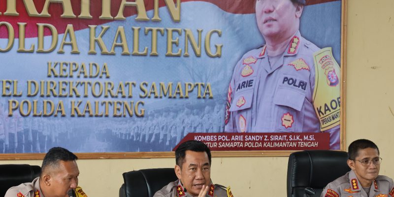 Arahan Bagi Pejuang Tangguh Ditsamapta, Ini Pesan Kapolda Kalteng