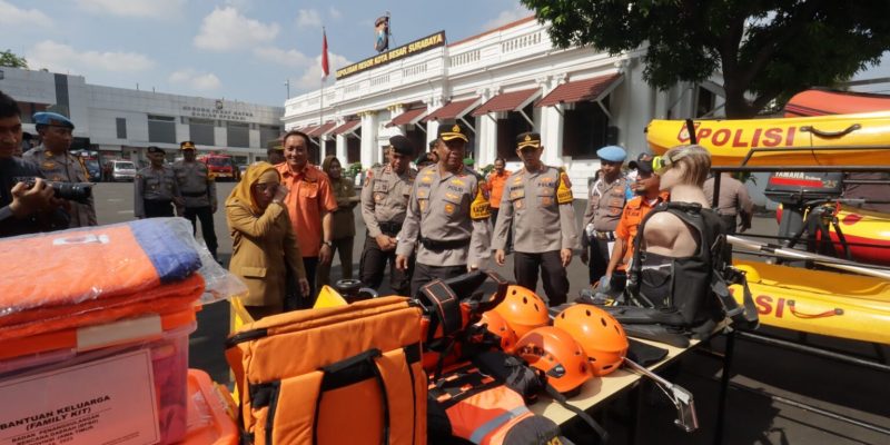 Polrestabes Surabaya Siapkan Personel Antisipasi Bencana Hidrometeorologi