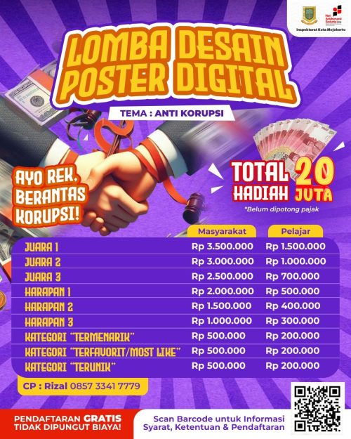 Lawan Korupsi dengan Karya: Pemkot Mojokerto Ajak Warga Berkreasi di Hari Anti-Korupsi