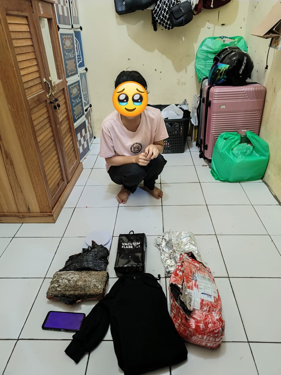 Simpan 910 gram Ganja Milik Warga Binaan Rutan Kelas IIA Palangka Raya, Oknum Mahasiswa Diamankan Ditresnarkoba Polda Kalteng