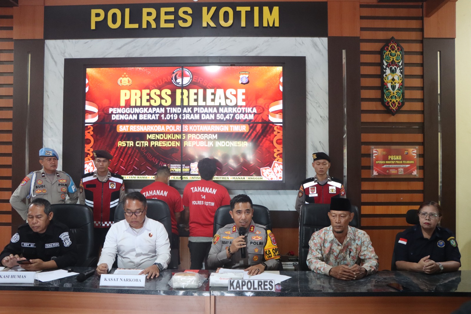 Polres Kotim Tindak Tegas Peredaran Narkoba di Sampit, Amankan 1 Kilo Sabu