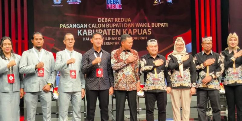 Baru Sehari Menjabat Dandim 1011 Kuala Kapuas Menghadiri Debat Publik Calon Bupati dan Wakil Bupati di Stasiun TV Nasional