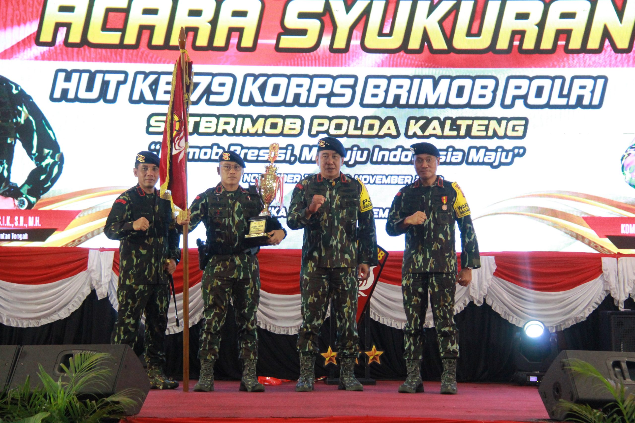 Syukuran HUT Brimob Ke-79, Kapolda Kalteng: Jadikan Satu Tarikan Nafas Kita Brimob Satya Haprabu