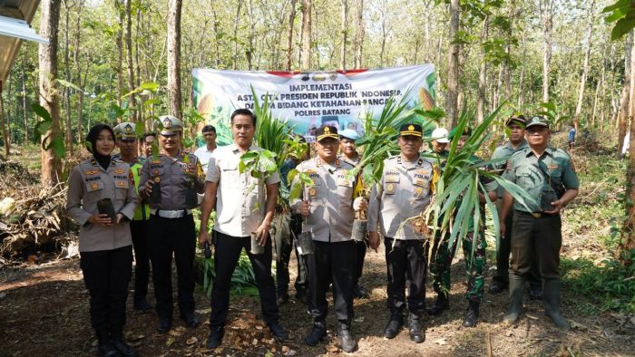 Dukung Asta Cita Presiden, Polres Batang Gelar Program Ketahanan Pangan Serentak
