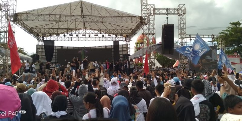 Pengamanan Kampanye Umum Cagub dan Cawagub di Stadion 29 November Sampit