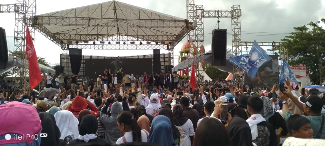 Pengamanan Kampanye Umum Cagub dan Cawagub di Stadion 29 November Sampit