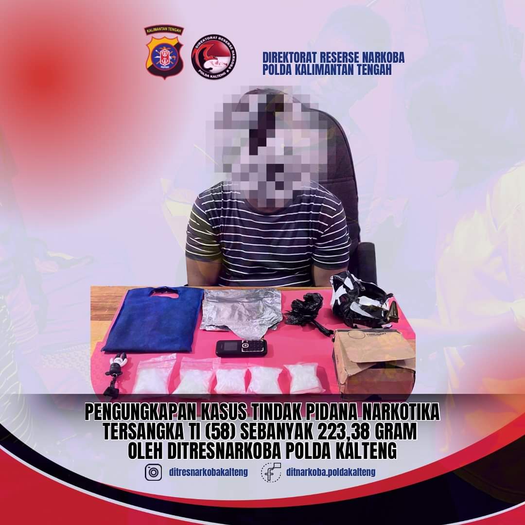 Ditresnarkoba Polda Kalteng Mengungkap Peredaran Sabu di Wisma Palangka Raya