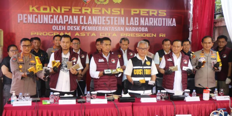 Bongkar Jaringan Clandestine Lab Narkoba Senilai Rp 1,5 Triliun di Bali Polri