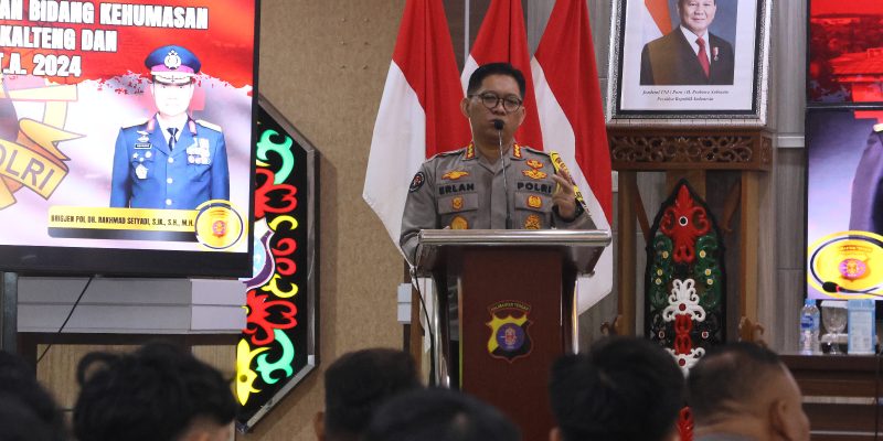 Humas Polda Kalteng Gelar Latkatpuan Bidang Kehumasan