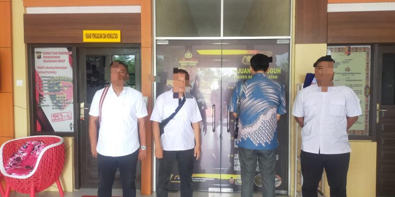 Satreskrim Polres Barsel Serahkan 1 Tersangka Lagi Kasus SIRO RSUD Jaraga Sasameh Buntok.