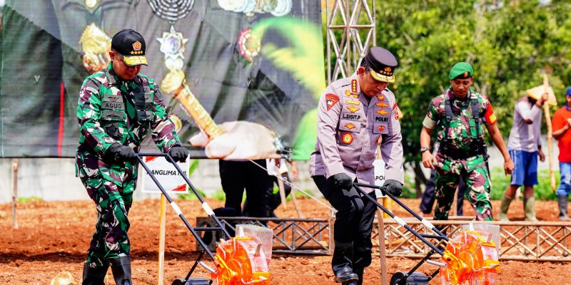 Kapolri-Panglima TNI Tinjau Kesiapan Program Ketahanan Pangan di Jawa Tengah