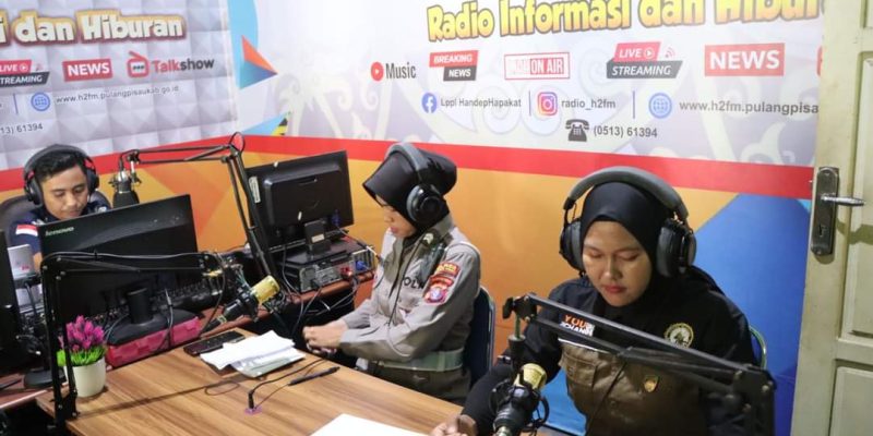 On Air di Radio H2FM, Srikandi Polres Pulang Pisau, Kupas Peran Polwan dalam Kamtibmas