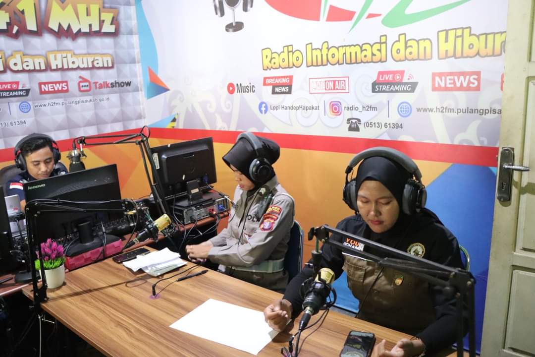 On Air di Radio H2FM, Srikandi Polres Pulang Pisau, Kupas Peran Polwan dalam Kamtibmas