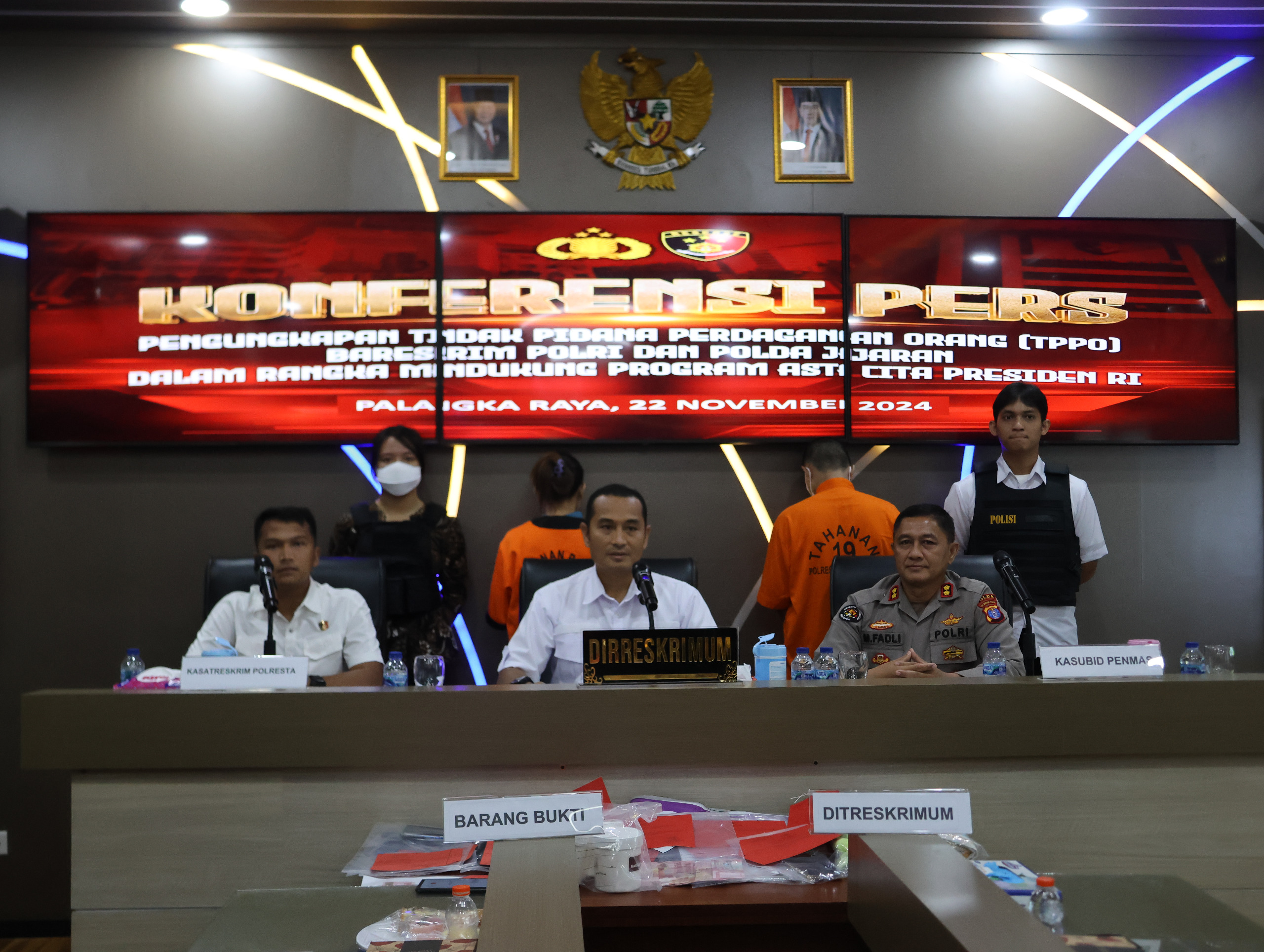 1 Bulan Ditreskrimum Polda Kalteng Ungkap 6 Kasus TPPO, 9 Korban Berhasil Diselamatkan