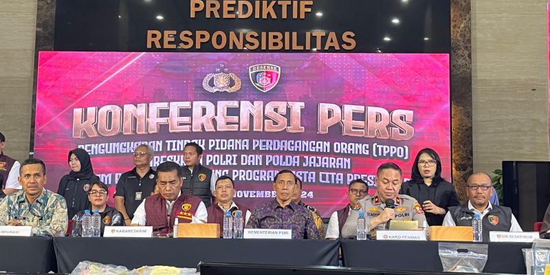 Polri Berhasil Ungkap 397 Kasus TPPO dan 482 Tersangka, Selamatkan 904 Korban dalam Sebulan
