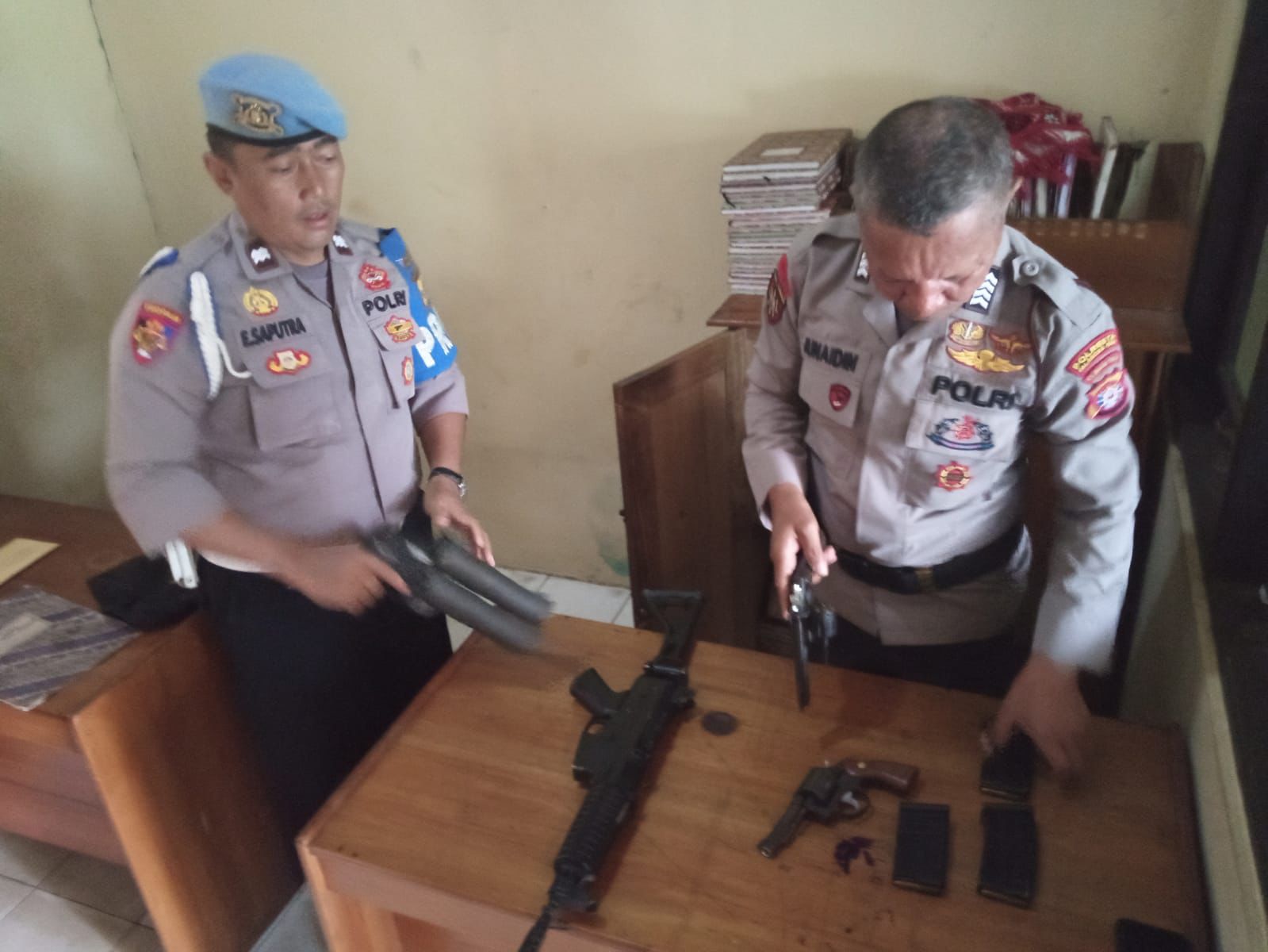 Polsek Sabangau Maksimalkan Tugas dengan Pemeriksaan Barang Inventaris 