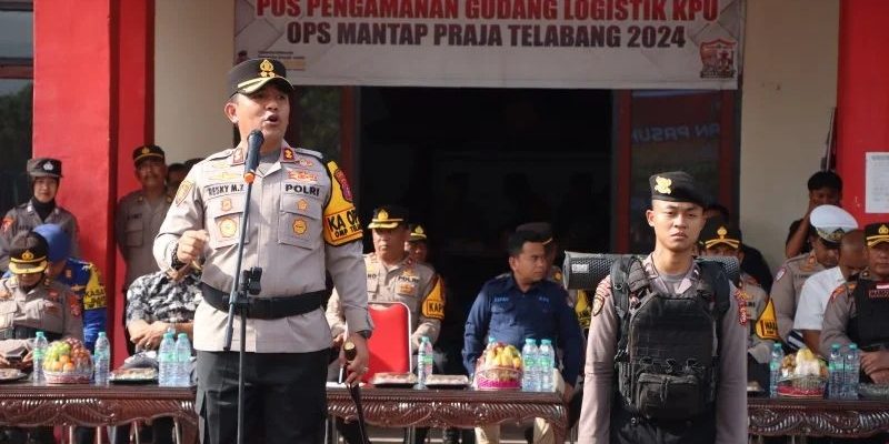 Pimpin Langsung Apel Pergeseran Pasukan Kapolres Kotim Berikan Beberapa Penekanan Penting