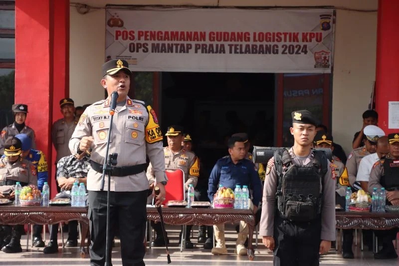Pimpin Langsung Apel Pergeseran Pasukan Kapolres Kotim Berikan Beberapa Penekanan Penting