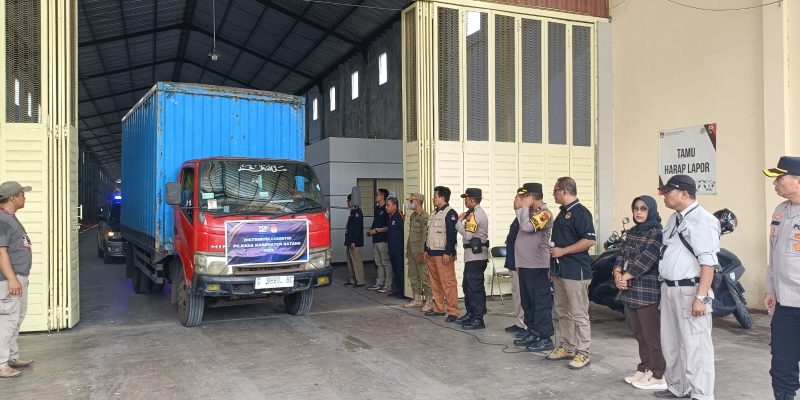 Distribusi Logistik Pilkada Batang Dikawal Ketat Dari Gudang Hingga TPS