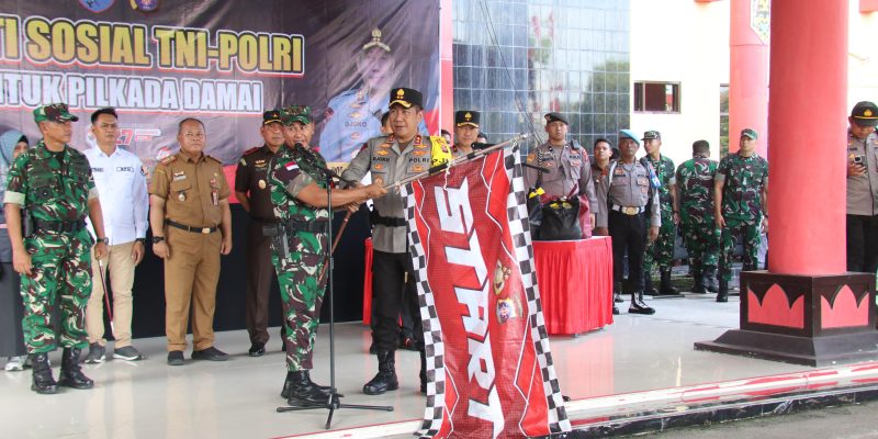 Kapolda Kalteng Bersama Pangdam XII/Tpr Distribusikan 1000 Paket Bansos Untuk Masyarakat