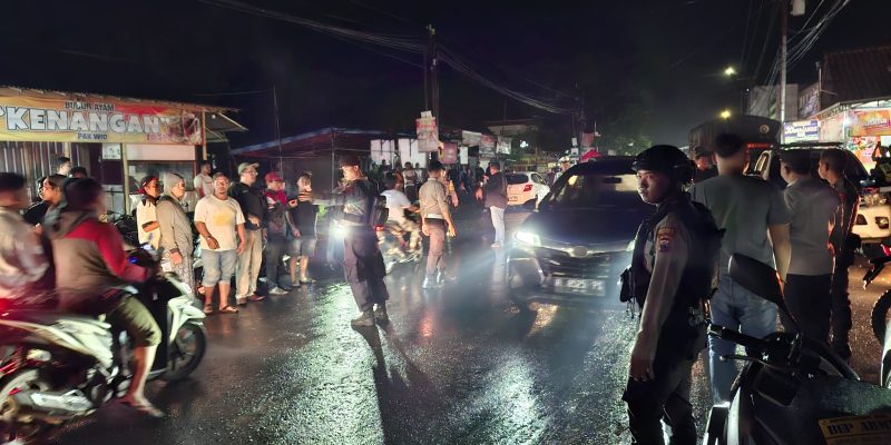 Jaga Kondusifitas Jelang Pungut Suara, Polres Pekalongan Gelar Patroli Skala Besar
