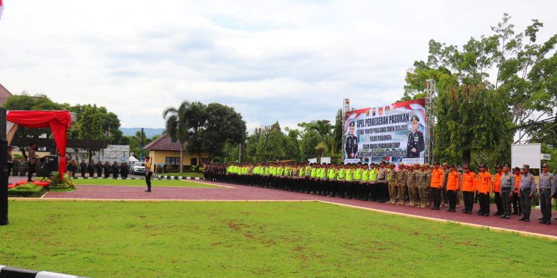 Polres Pekalongan Gelar Serpas Pam TPS, Kapolres Tegaskan Jaga Netralitas TNI-Polri