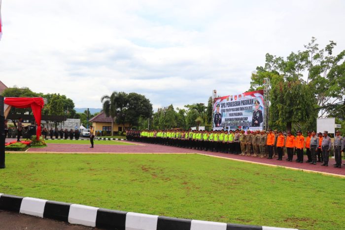 Polres Pekalongan Gelar Serpas Pam TPS, Kapolres Tegaskan Jaga Netralitas TNI-Polri