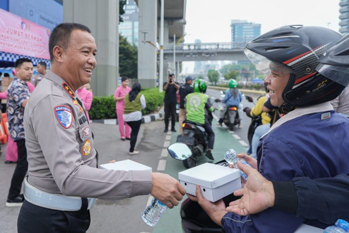Dukung Kualitas Gizi Masyarakat, Korlantas Polri Galakkan Program “Jumat Berkah”