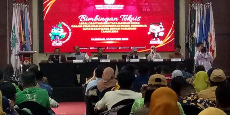 KPU kabupaten Pasuruan Gelar Bimtek Legal Drafting Kepada PPK Se-kabupaten Pasuruan