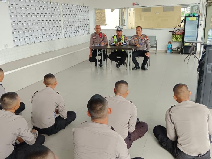 Satlantas Polres Musi Rawas Berikan Fungsi Teknis Lalulintas kepada Siswa Latja Diktukba Polri Gelombang II T.A. 2024