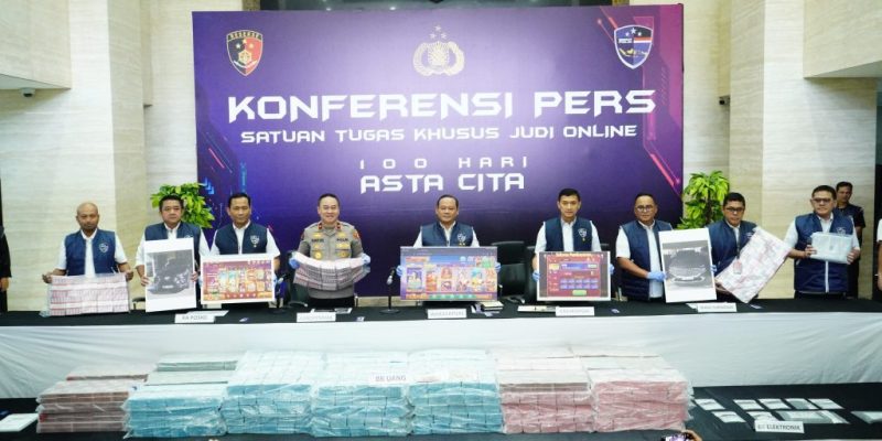 Bongkar Judol Skala Internasional, Komitmen Polri Wujudkan Asta Cita Presiden Prabowo
