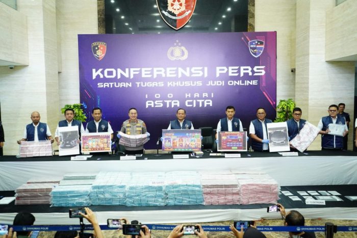 Bongkar Judol Skala Internasional, Komitmen Polri Wujudkan Asta Cita Presiden Prabowo