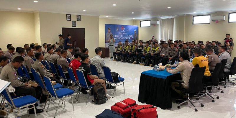 Satlantas Polrestabes Surabaya Gelar Pelatihan PPGD Penanganan Korban Laka Lantas