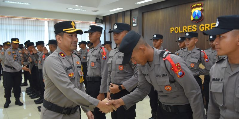 Polres Gresik Sukseskan Pelatihan Bintara Polri