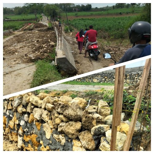 Pembangunan Jembatan Nglawan Desa Kedungwangi Dikeluhkan Warga Karena Jalan Alternatif Licin Dan Becek