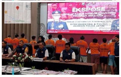 Pencapaian Apik Sepanjang Tahun 2024, Polda Jatim Wujudkan Program Asta Cita Presiden Dalam Memerangi Narkoba Dan TPPU