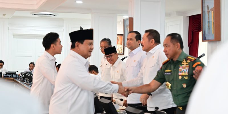 Panglima TNI Hadiri Sidang Kabinet Paripurna Pimpinan Presiden RI Istana Negara