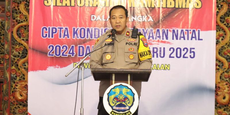 Cooling System Pasca Pilkada Jelang Nataru Polres Bangkalan Gelar Silaturahmi Kamtibmas