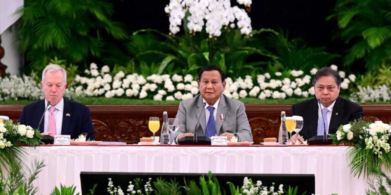 Presiden Prabowo Sampaikan Kepuasan atas Kinerja Kabinet Merah Putih Pada US-ASEAN Business Council