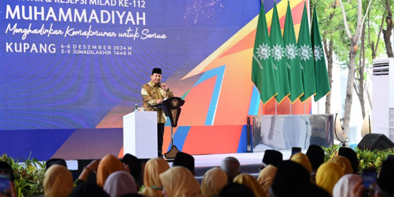 Presiden Prabowo Apresiasi Peranan Muhammadiyah Bangun Bangsa