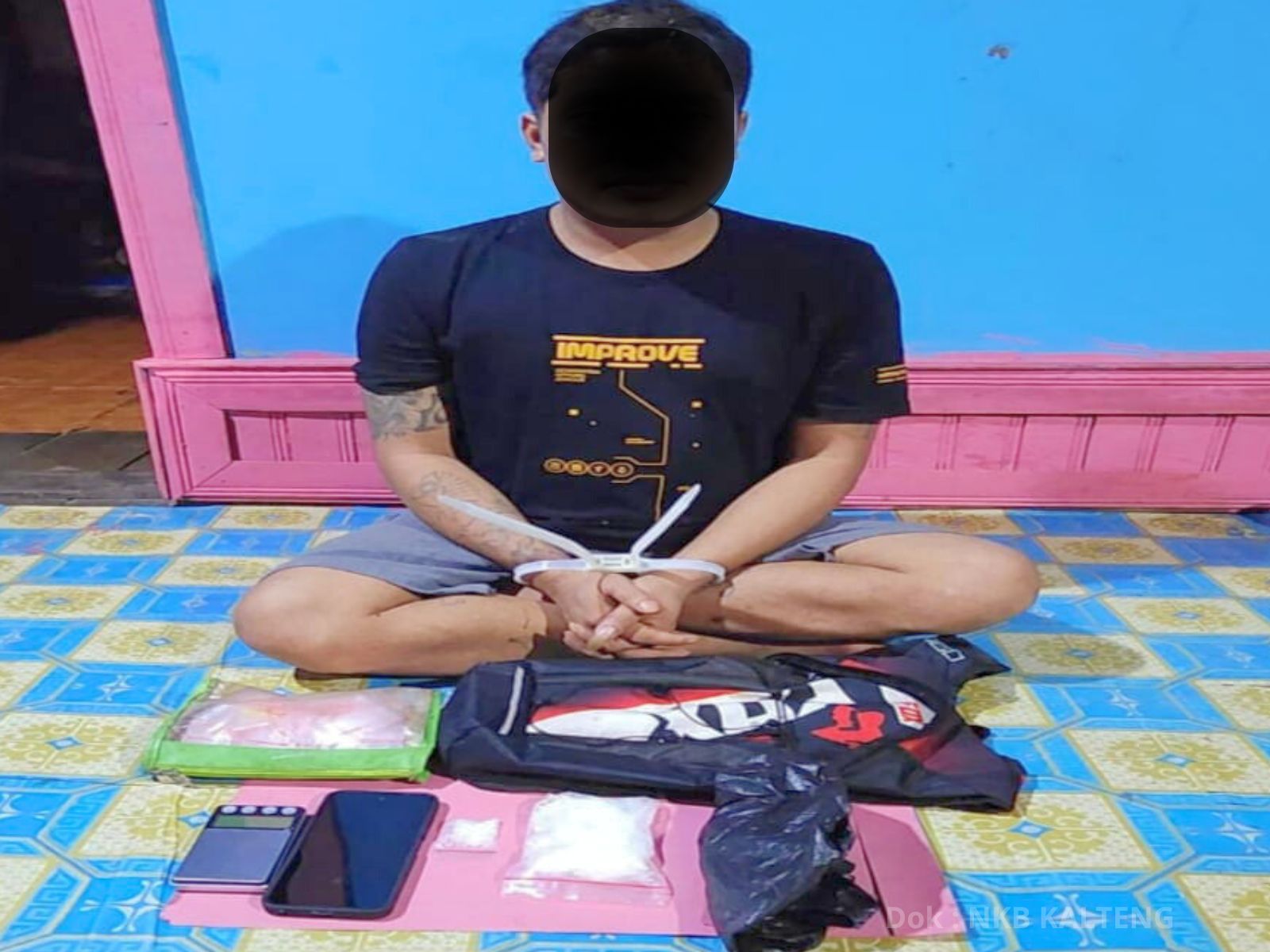 Seorang Residivis Dibekuk Polisi, 2 Ons Sabu disita