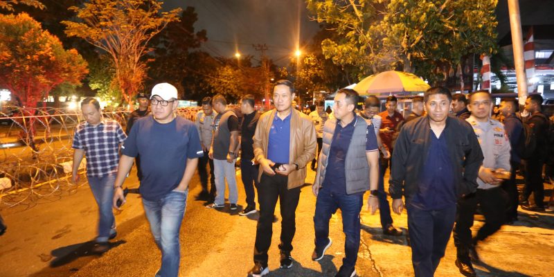 Kapolda Kalteng Cek Pengamanan Kantor KPU