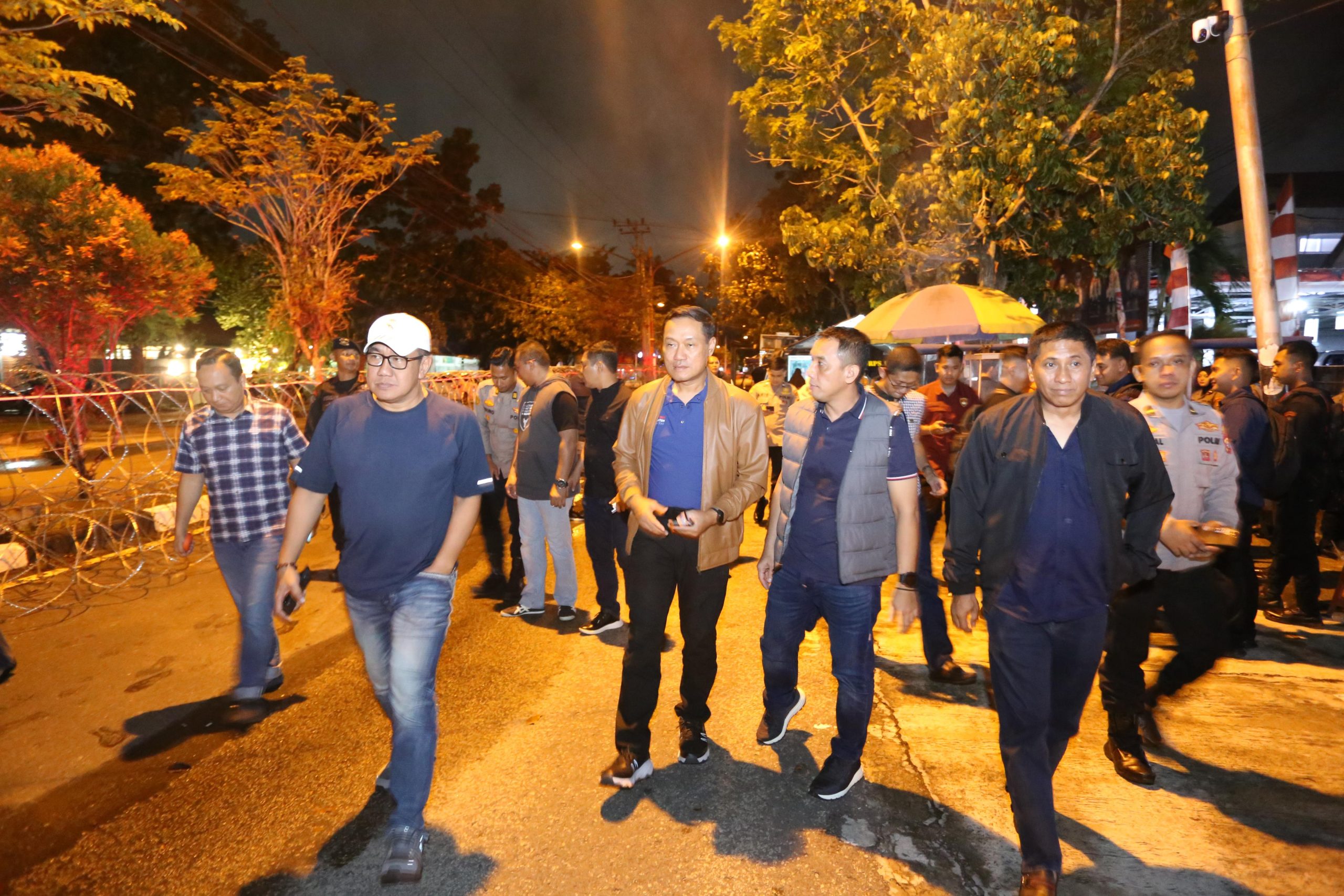 Kapolda Kalteng Cek Pengamanan Kantor KPU