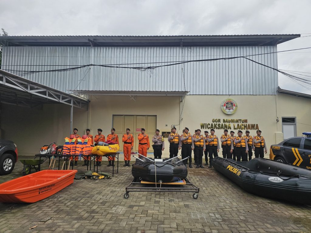 Sat Samapta Polres Pekalongan Gelar Pengecekan Peralatan SAR