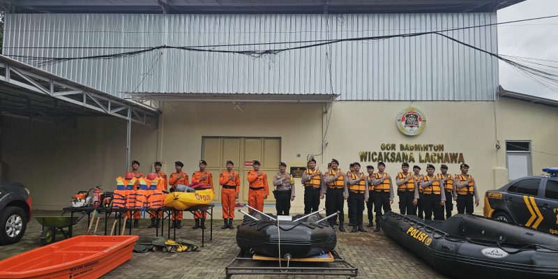 Sat Samapta Polres Pekalongan Gelar Pengecekan Peralatan SAR