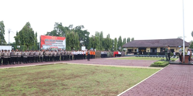 Polres Pekalongan Gelar Apel Kesiapan Penanganan Bencana 2024