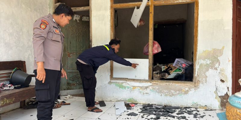 Polsek Burneh telah mengidentifikasi Pelaku Perusakan kaca jendela rumah