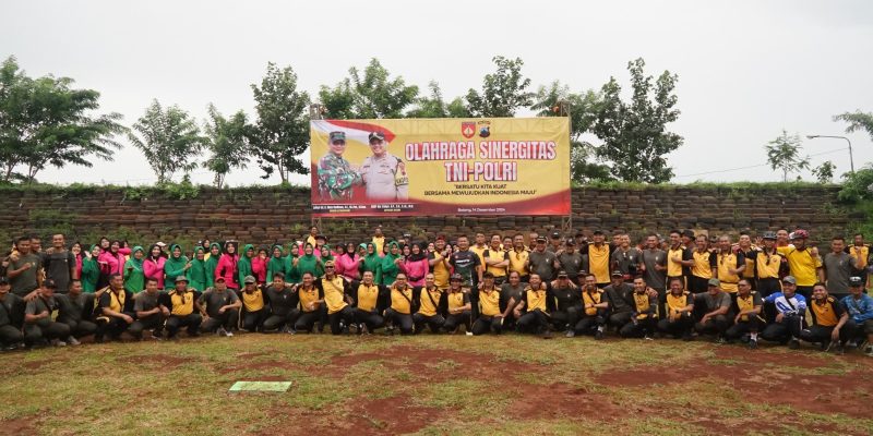 Perkuat Sinergitas, TNI Polri di Batang Olahraga Bersama