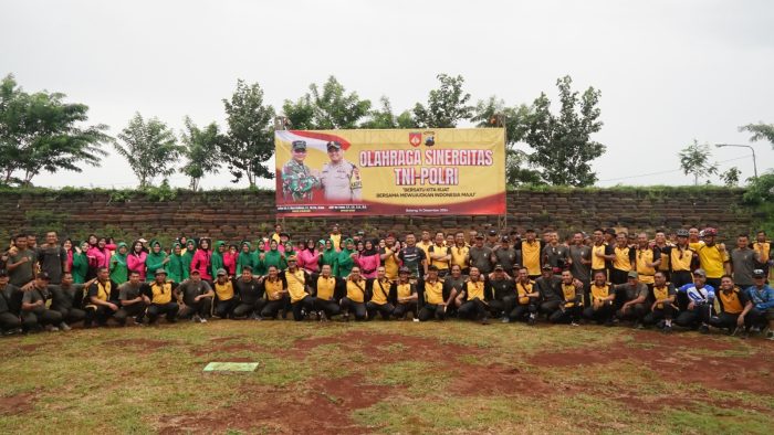 Perkuat Sinergitas, TNI Polri di Batang Olahraga Bersama