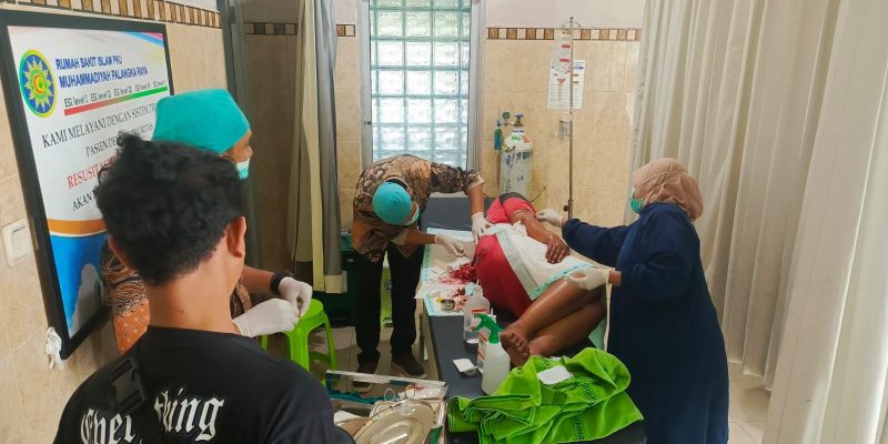 Peristiwa Penganiayaan di Jalan G. Obos, Palangka Raya: Seorang Wanita Alami Luka Serius